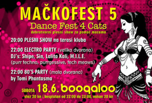 5. mačkofest 2022 I dance fest 4 cats I klub boogaloo zagreb