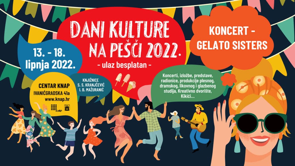 dani kulture na pešči 2022 | centar kulture na peščenici zagreb