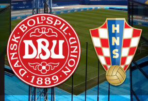nogomet: danska - hrvatska I 2022. I football: denmark - croatia