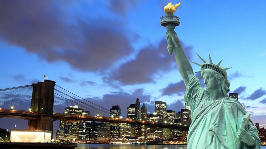 klm dream deals 2022 | new york - brooklyn bridge - the statue of liberty