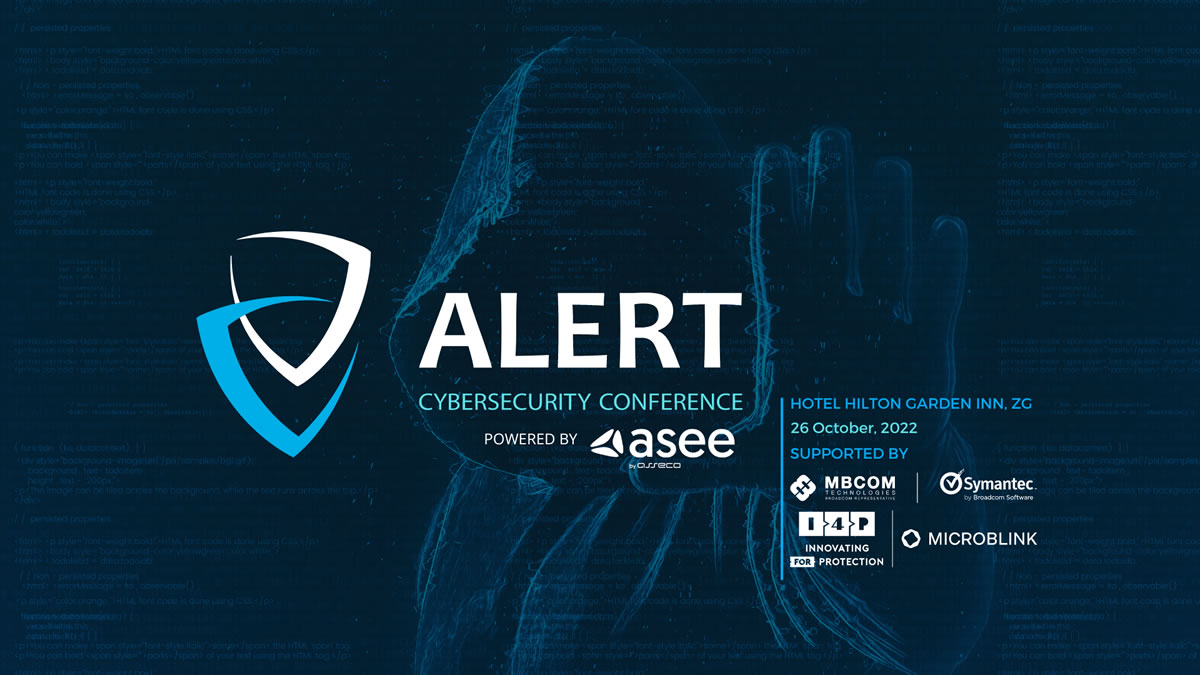 alert cybersecurity conference 2022 | asee zagreb