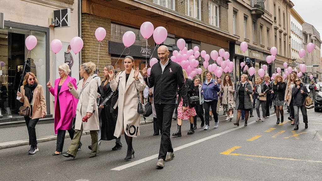 povorka hrabrosti u zagrebu :: dan ružičaste vrpce 2022 :: foto: luka cerovina