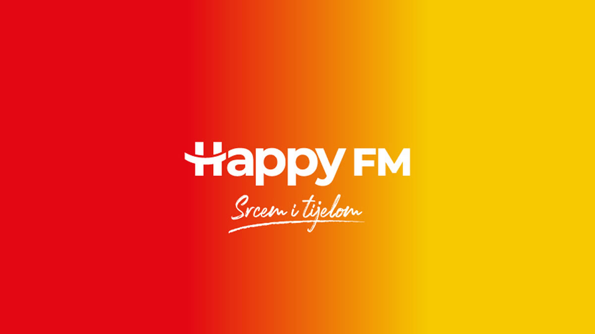 happy fm - radio sa srcem i tijelom :: logotip 2022.