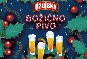 ožujsko božićno pivo | dizajnerica etikete tea jurišić | zagrebačka pivovara | 2022.