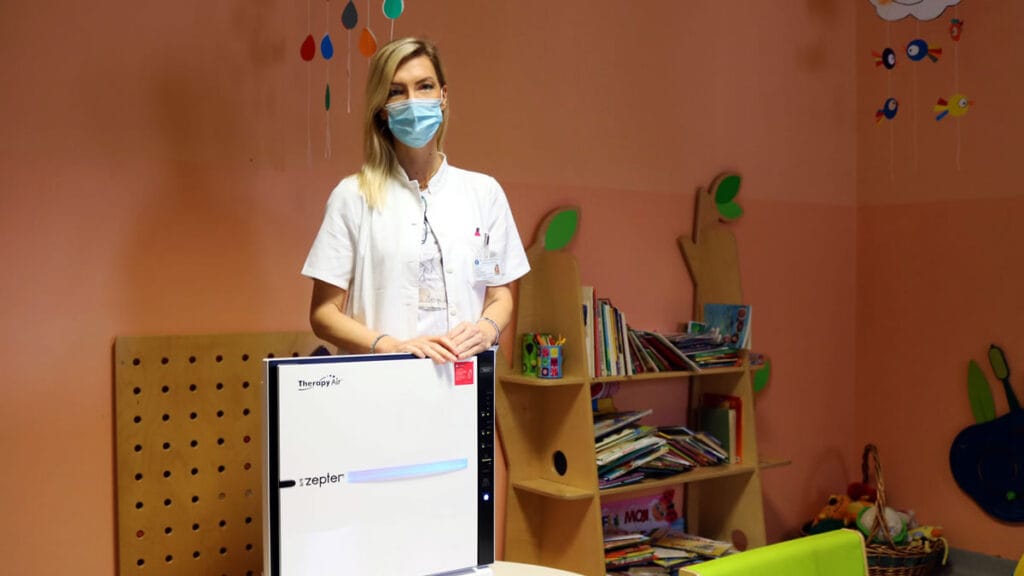 zepter therapy air ion | maša malenica | kbc sestre milosrdnice zagreb | 2022.