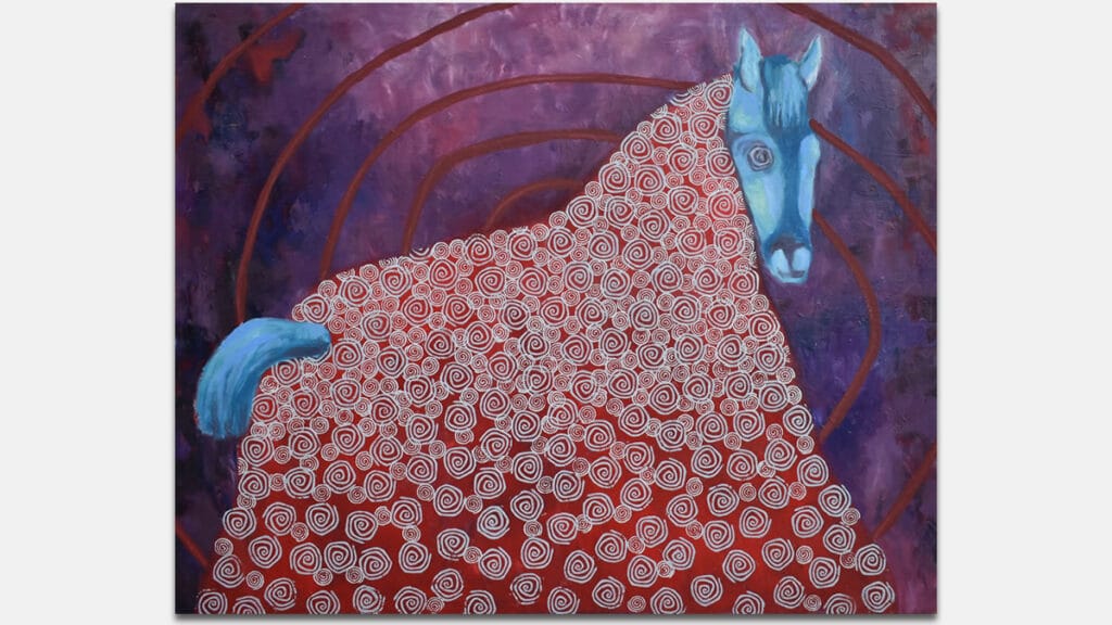 maja bachler - godolphin | 80x100 cm | 2022.
