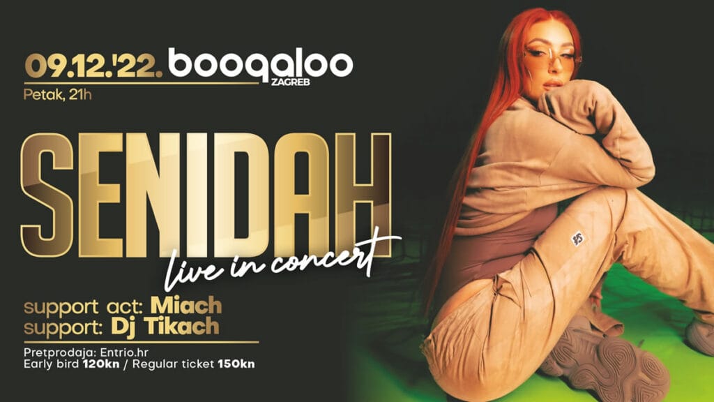 senidah - miach - dj tikach | trap party | boogaloo zagreb | 2022.