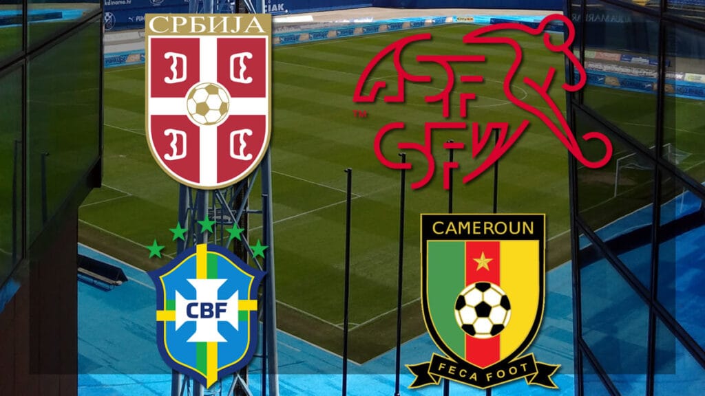 srbija - švicarska | brazil - kamerun | svjetsko nogometno prvenstvo katar 2022 | serbia - switzerland | brasil - cameroon | fifa world cup qatar 2022
