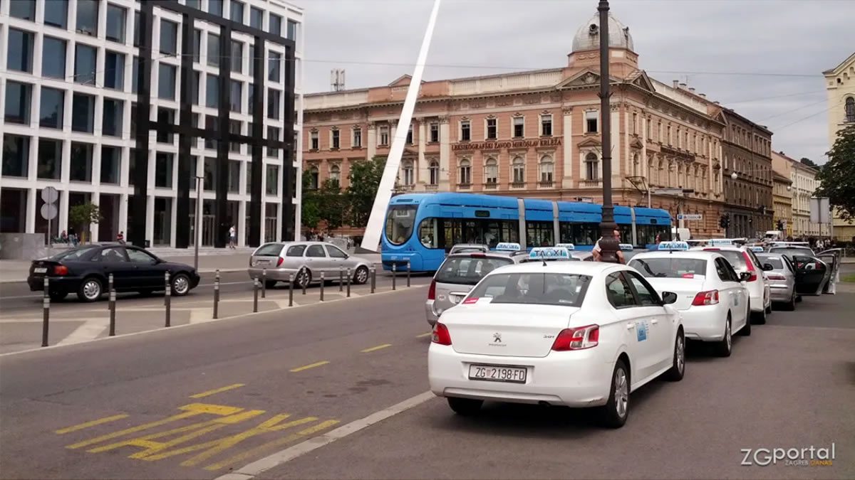 taxi zagreb | stajalište "trg republike hrvatske" | 2022.