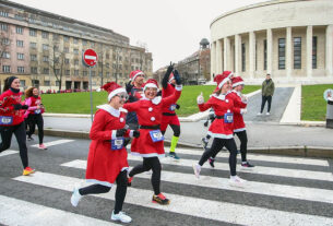 zagreb advent run 2022 :: trg žrtava fašizma - meštrovićev paviljon zagreb