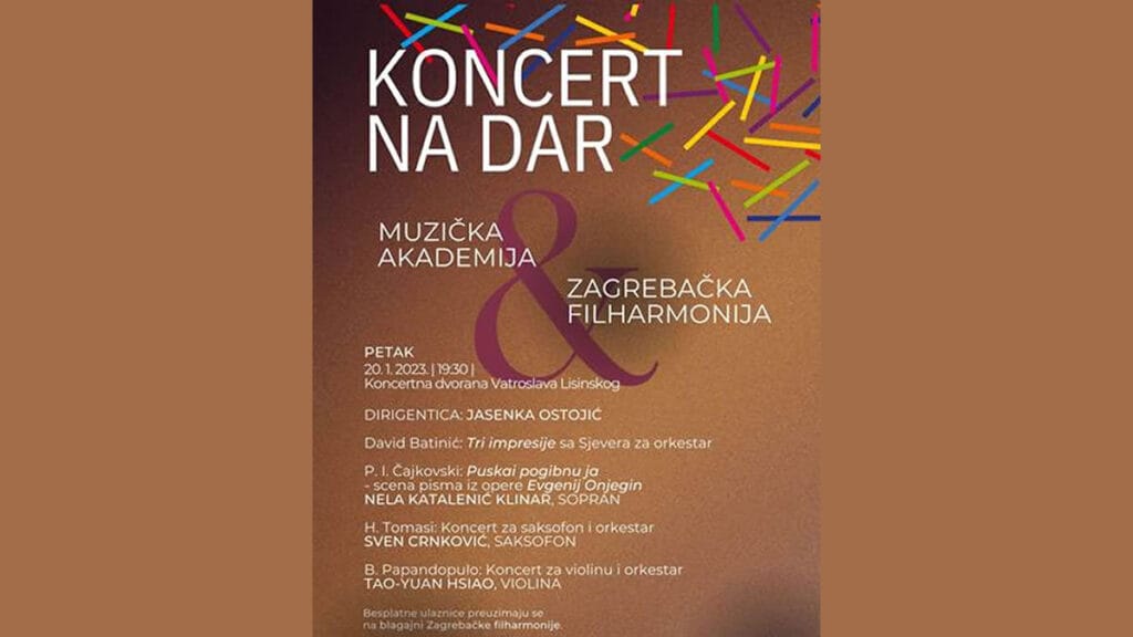 koncert na dar 2023 | kd lisinski zagreb