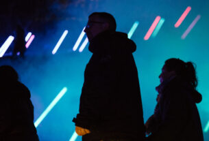 instalacija "tajni život šuma" | festival svjetla zagreb 2023