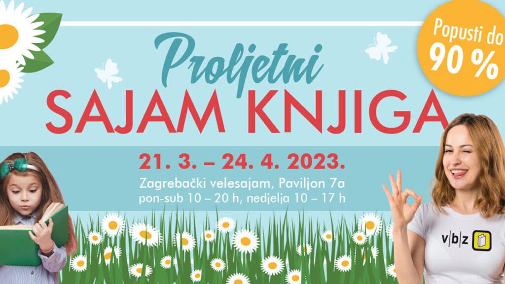 proljetni sajam knjiga 2023 | zagrebački velesajam zagreb