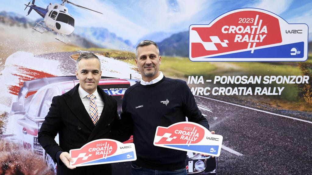 wrc croatia rally 2023 | ina zlatni sponzor