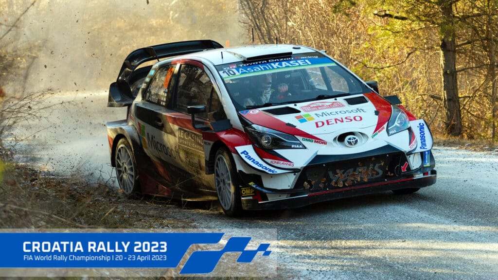 wrc croatia rally 2023 | toyota yaris