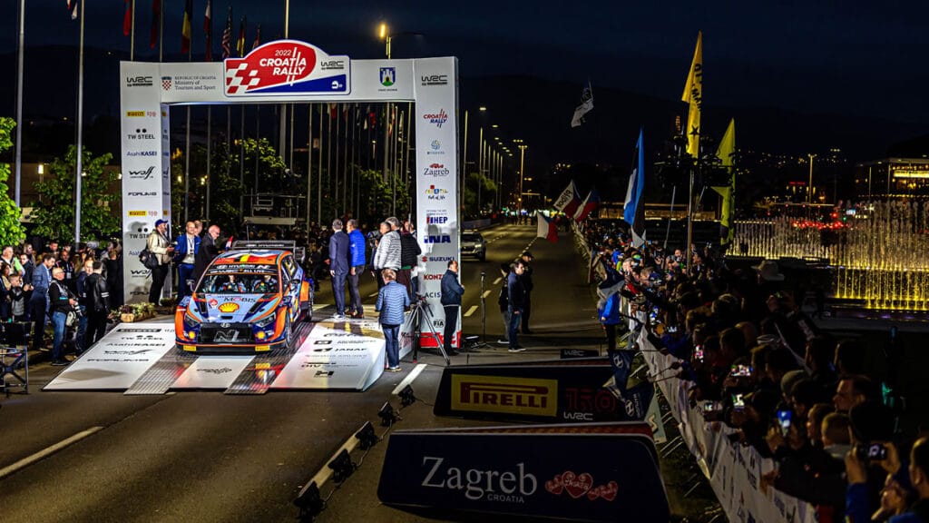 hyundai motorsport team | wrc croatia rally 2023