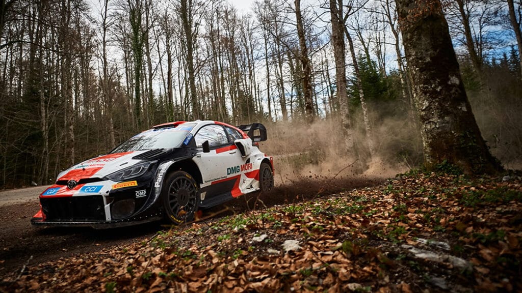 toyota yaris | wrc croatia rally 2023