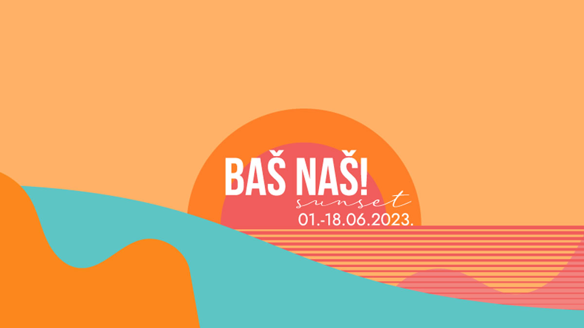 Baš Naš festival – Sunset edition 2023 održava se na Bundeku od 1. do 18 lipnja!