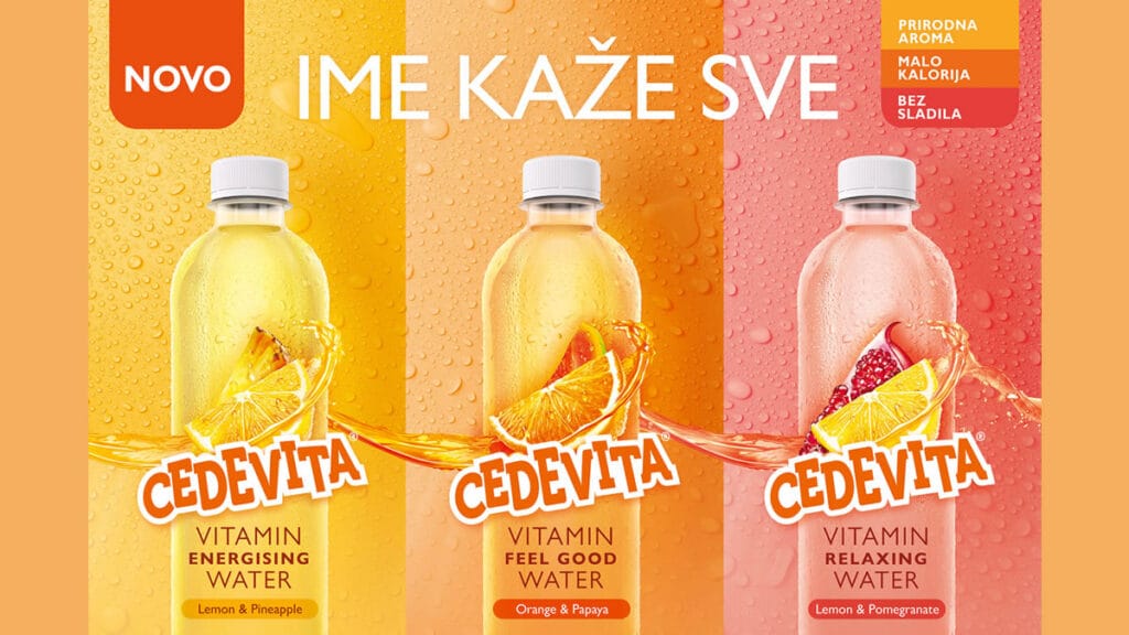 cedevita vitamin water | feel good - energising - relaxing | 2023.