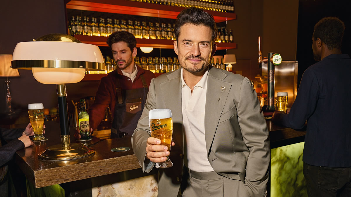 staropramen pivo | orlando bloom | 2023.