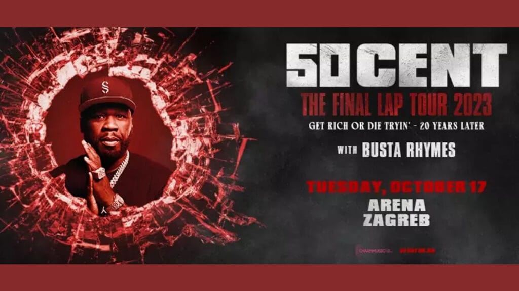 50 cent & busta rhymes | the final lap tour 2023 | arena zagreb croatia