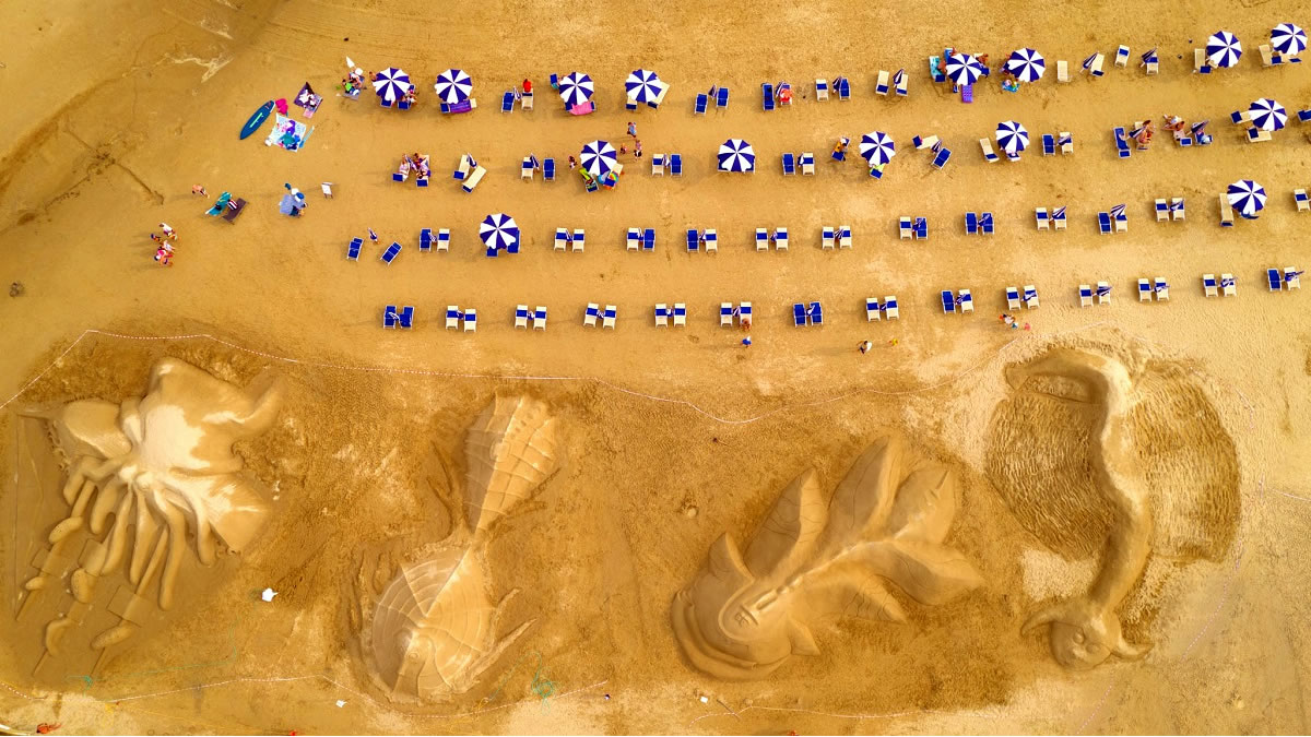festival skulptura u pijesku 2023 | rajska plaža lopar - otok rab - hrvatska