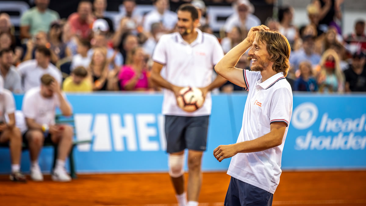 gem set hrvatska 2023 | marin čilić - luka modrić | foto: julien duval