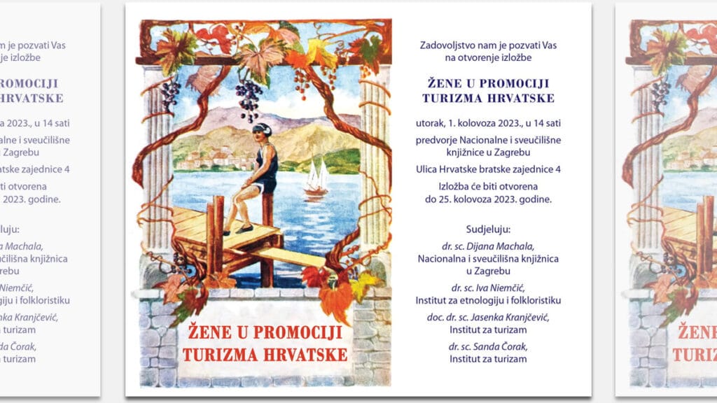 izložba "žene u promociji turizma hrvatske | nsk zagreb | 2023.