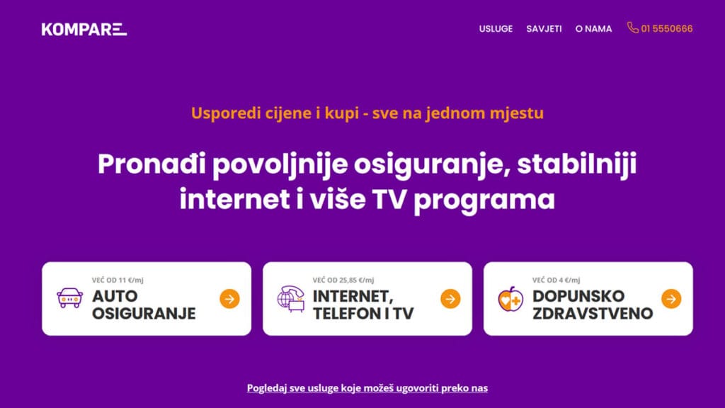 kompare.hr | usporedi cijene osiguranja | 2023.