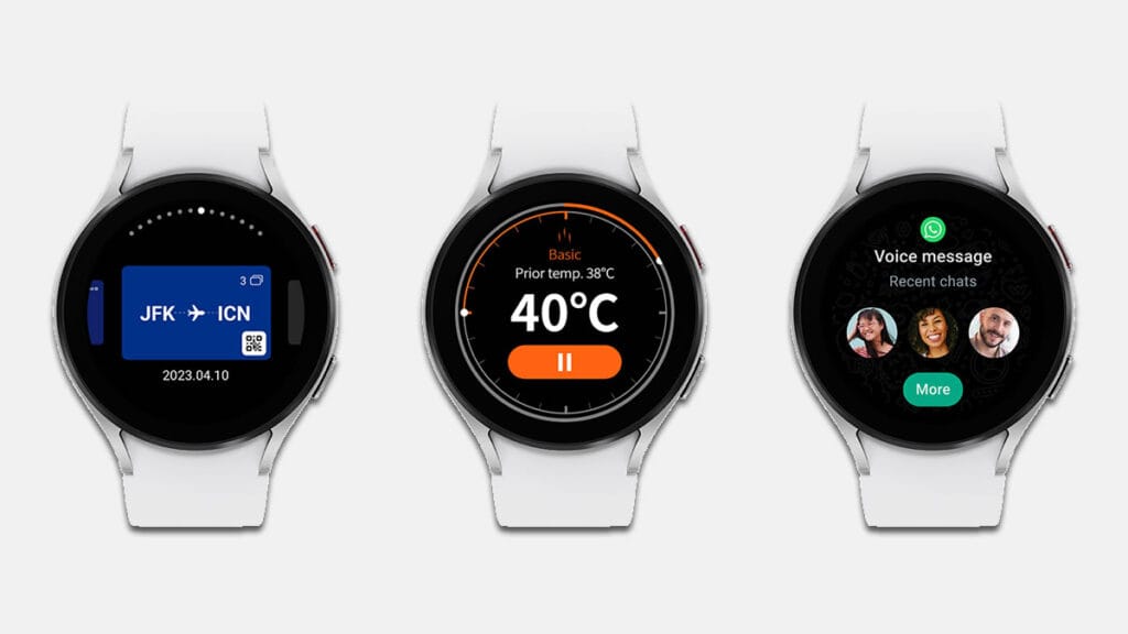 samsung galaxy watch pametni sat | aplikacije whatsapp i thermo check | 2023.