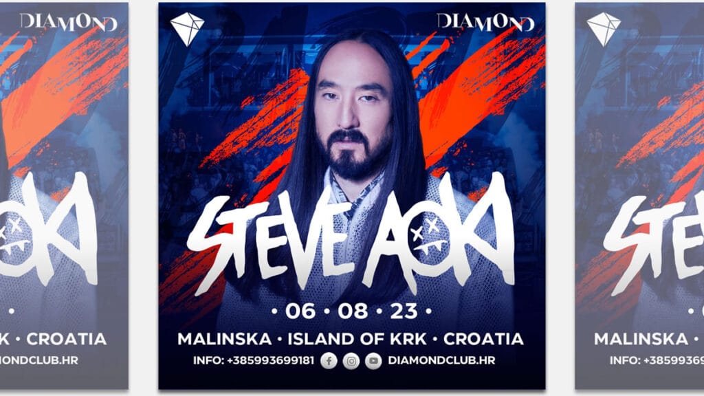 steve aoki | diamond club krk croatia | 06.08.2023.