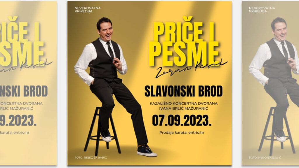 zoran kesić - "priče i pesme" | kazalište slavonski brod | 07.09.2023.