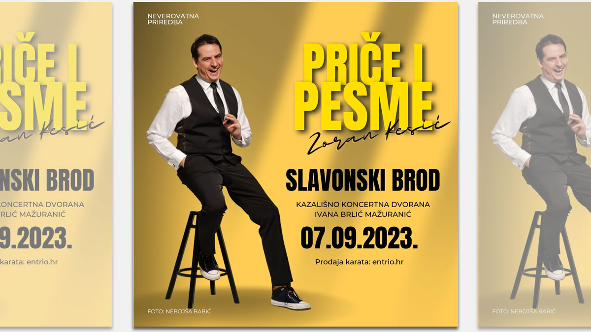 zoran kesić - "priče i pesme" | kazalište slavonski brod | 07.09.2023.