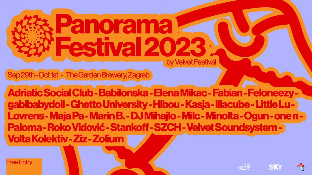 Panorama Festival 2023 – novi zagrebački glazbeni event održava se u Garden Breweryju od 29. rujna do 1. listopada 2023. godine