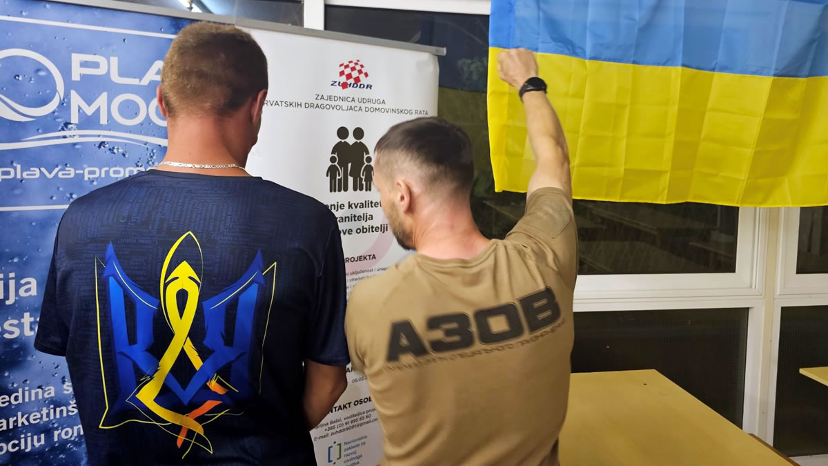 Ukrajinski i hrvatski branitelji sudjelovali su u programu resocijalizacije u Kampu Veli Jože u Savudriji