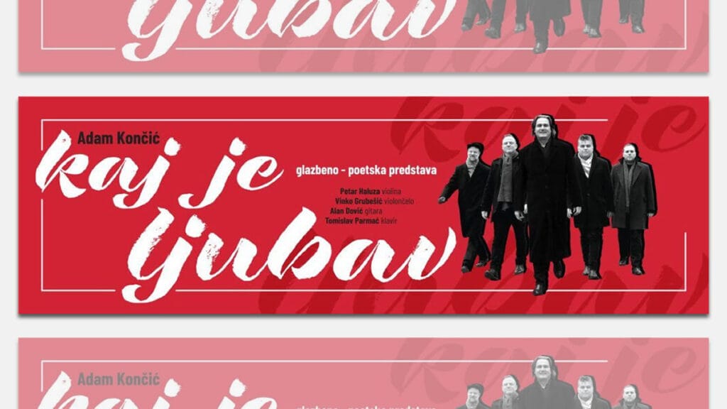 glazbeno-poetska predstava "kaj je ljubav" | adam končić | kazalište komedija zagreb | 06.11.2023.