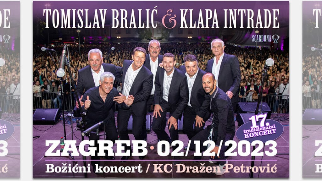 tomislav bralić i klapa intrade | božićni koncert | cibona zagreb | 02.12.2023.
