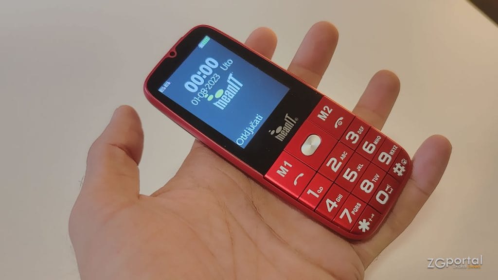 meanit senior 15 crveni | mobitel za starije osobe | 2023.