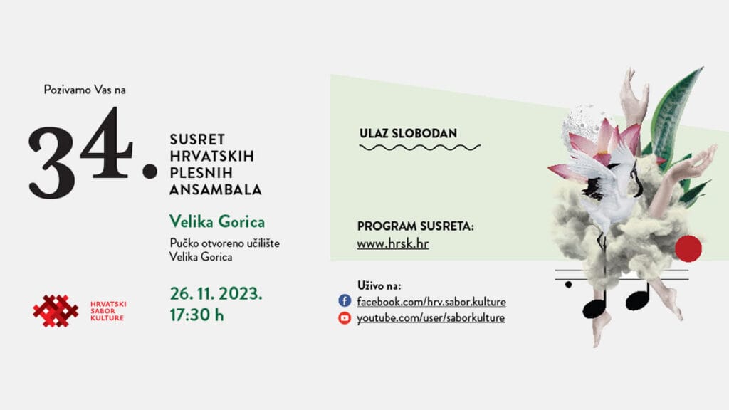 susret hrvatskih plesnih ansambala | pou velika gorica | 26.11.2023.