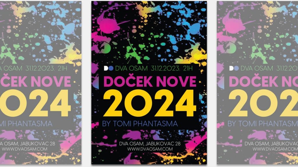 doček nove godine 2024 | klub dva osam zagreb