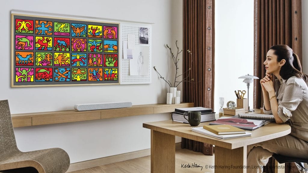 samsung the frame | keith haring retrospect | 2023.