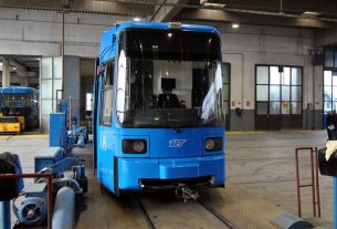 tramvaj adtranz gt6m | zet zagreb | 01.12.2023.