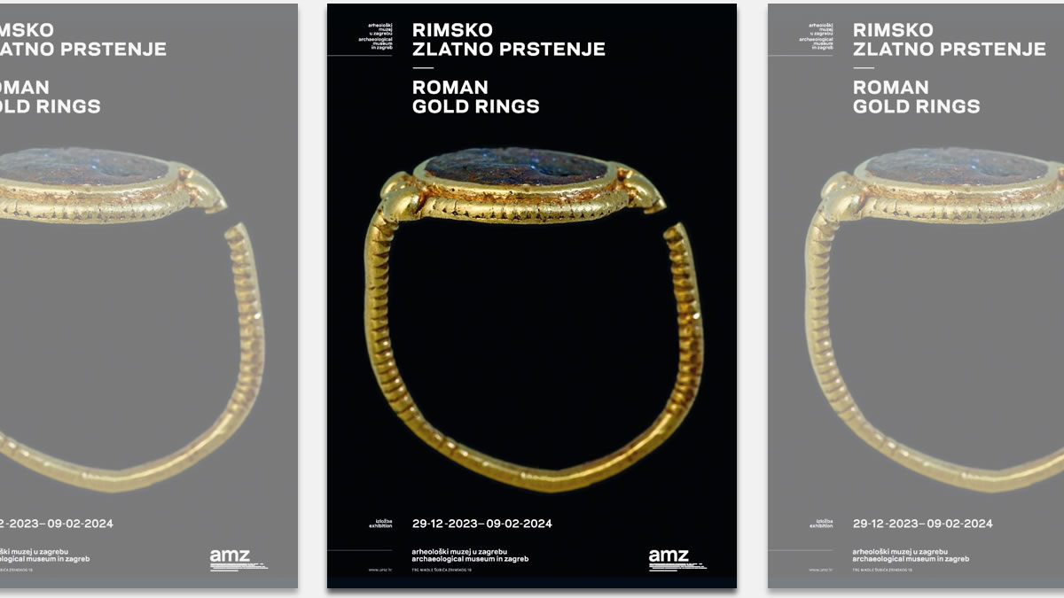 izložba "rimsko zlatno prstenje" | arheološki muzej zagreb | 2024.