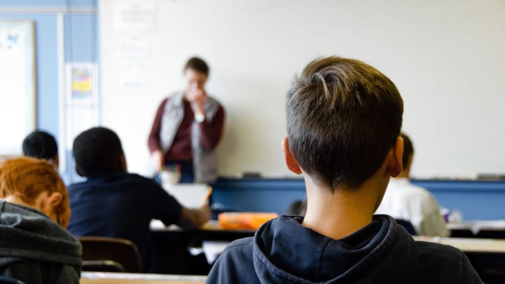 school kids in classroom | 2023.