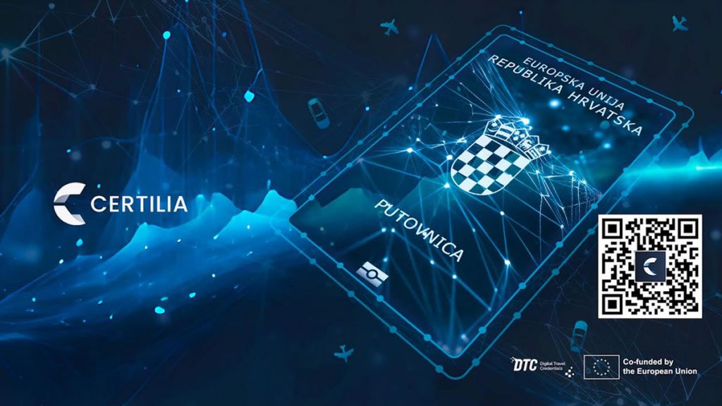 digitalna putna vjerodajnica | digital travel credential | certilia mobile wallet | 2024.