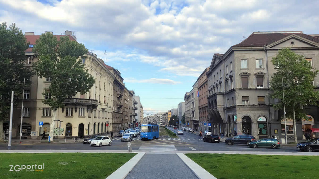 tramvajski promet | zvonimirova ulica zagreb | 14.05.2024.