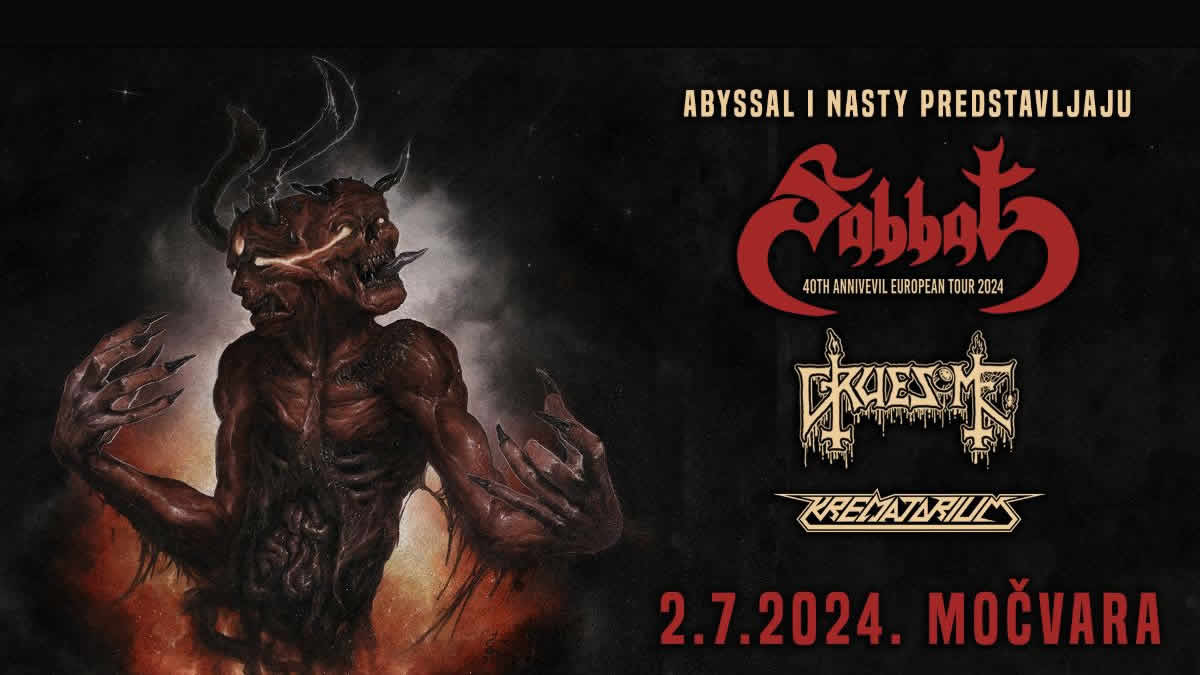 sabbat - gruesome - krematorium | močvara zagreb | 02.07.2024.