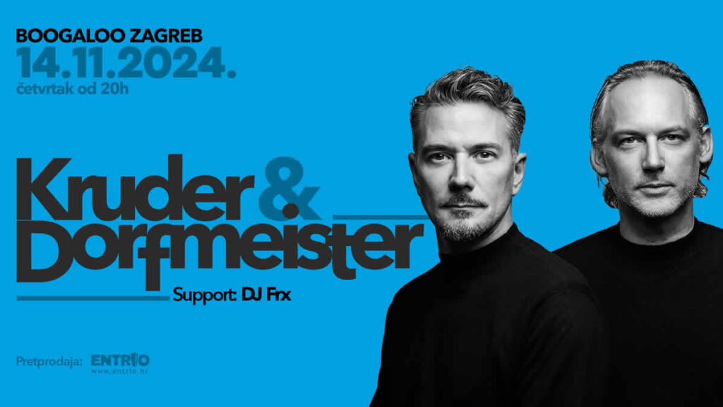 kruder & dorfmeister | boogaloo zagreb | 14.11.2024.
