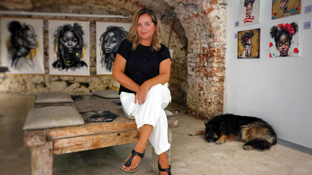 branka grubić | izložba "portrait of a dreamer" | galerija umjetnost osmijeha zagreb | 2024.