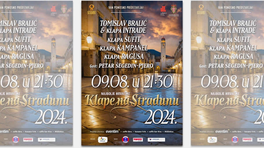 klape na stradunu 2024 | dubrovnik hrvatska